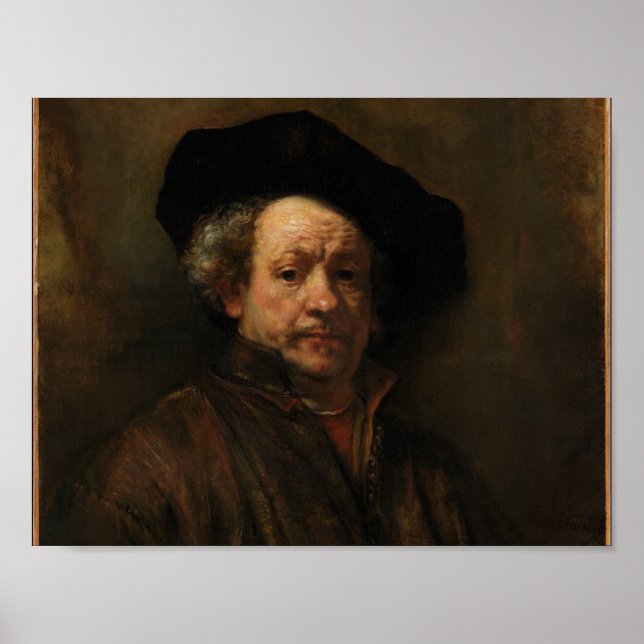 Rembrandt Self Portrait Poster (Front)