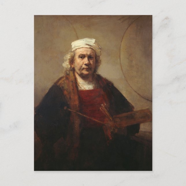 Rembrandt Self-Portrait with Two Circles Postcard (Front)