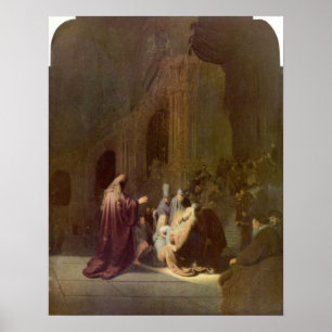 Rembrandt - Simeon in the temple Poster