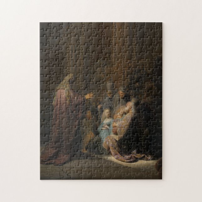 Rembrandt, Simeon's Song of Praise - Fine Art Jigsaw Puzzle (Vertical)