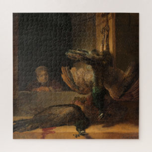 Rembrandt, Still Life with Peacocks - Fine Art Jigsaw Puzzle