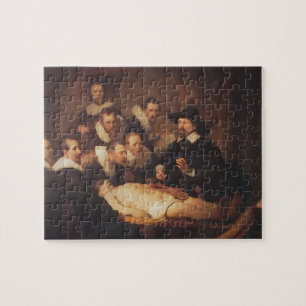 Rembrandt- The Anatomy Lesson of Dr. Nicolaes Tulp Jigsaw Puzzle
