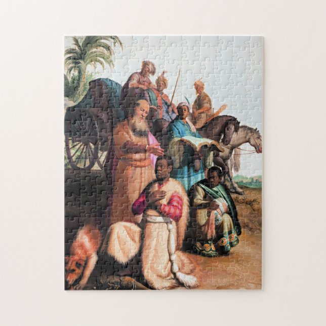 Rembrandt - The Baptism of the Eunuch, Jigsaw Puzzle (Vertical)