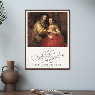 Rembrandt The Jewish Bride Painting Art Print