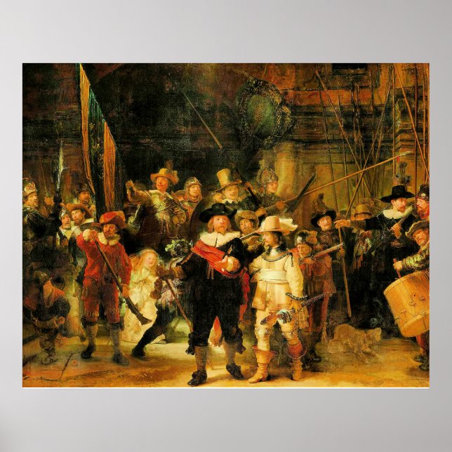 Rembrandt - The Night Watch 3 Poster (Front)