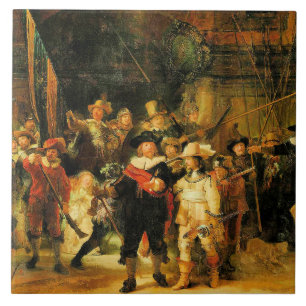 Rembrandt - The Night Watch  Ceramic Tile