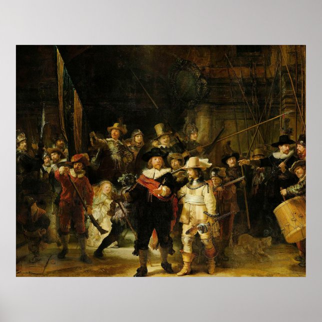 Rembrandt - The Night Watch Poster (Front)
