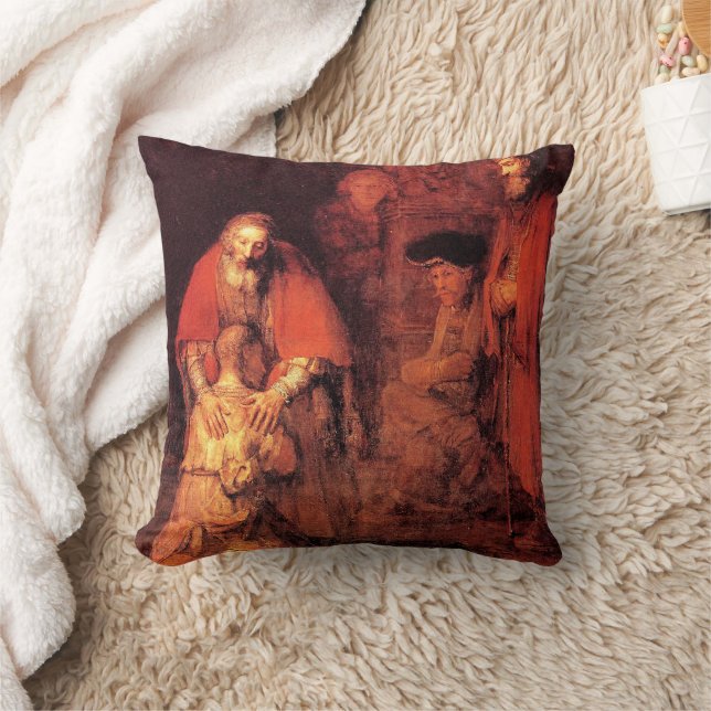 Rembrandt - The Return of Prodigal Son Cushion (Blanket)