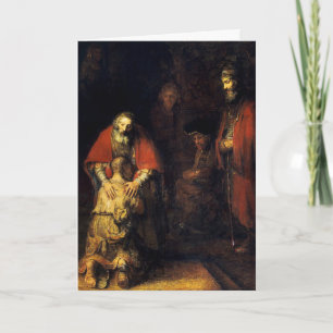 Rembrandt - The Return of the Prodigal Son Card