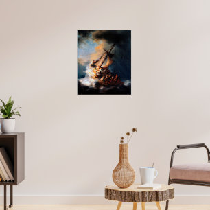 Rembrandt - The Storm of the Sea of Galilee Poster