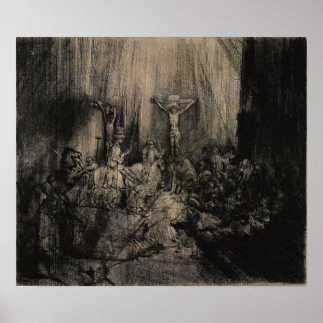Rembrandt - Three Crosses Poster (Front)