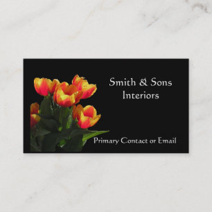 Rembrandt Tulip Elegant Business Card
