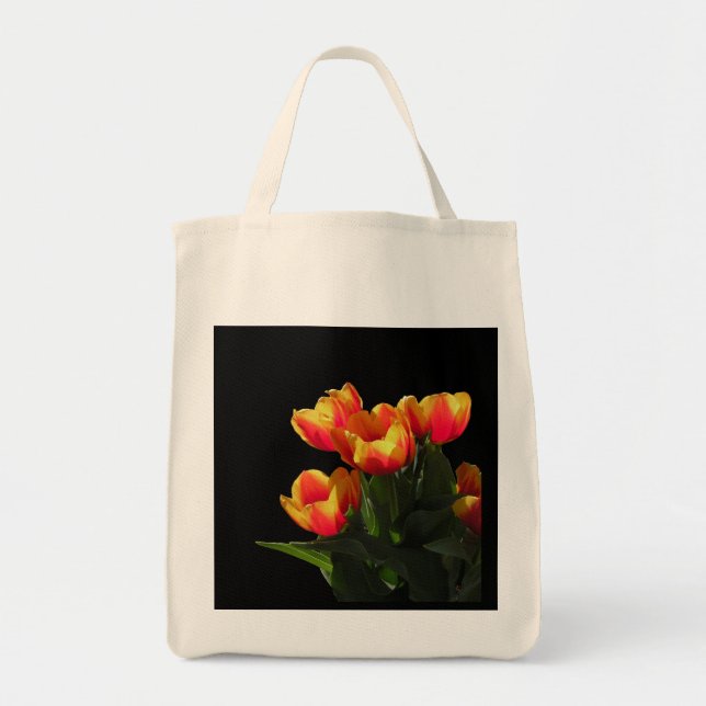 Rembrandt Tulip Organic Tote Bag (Front)