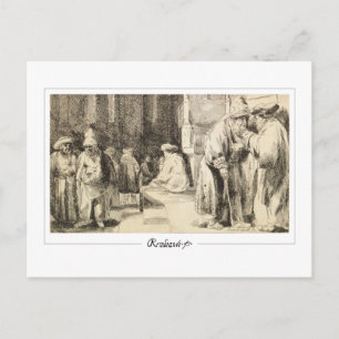 Rembrandt van Rijn #117 - Fine Art Postcard