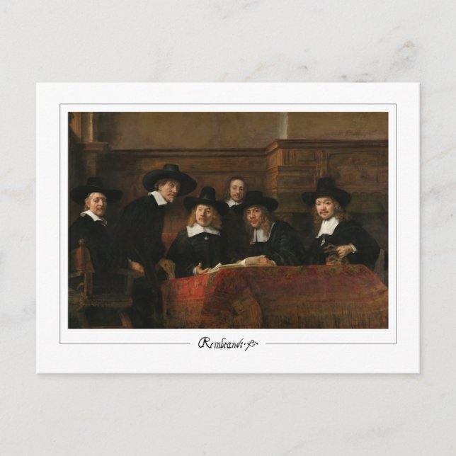 Rembrandt van Rijn #354 - Fine Art Postcard (Front)