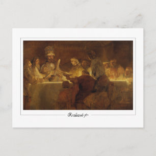 Rembrandt van Rijn #615 - Fine Art Postcard