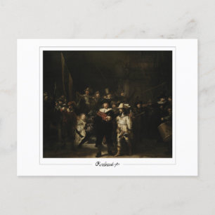 Rembrandt van Rijn #701 - Fine Art Postcard