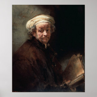Rembrandt Van Rijn, Autoportret Poster