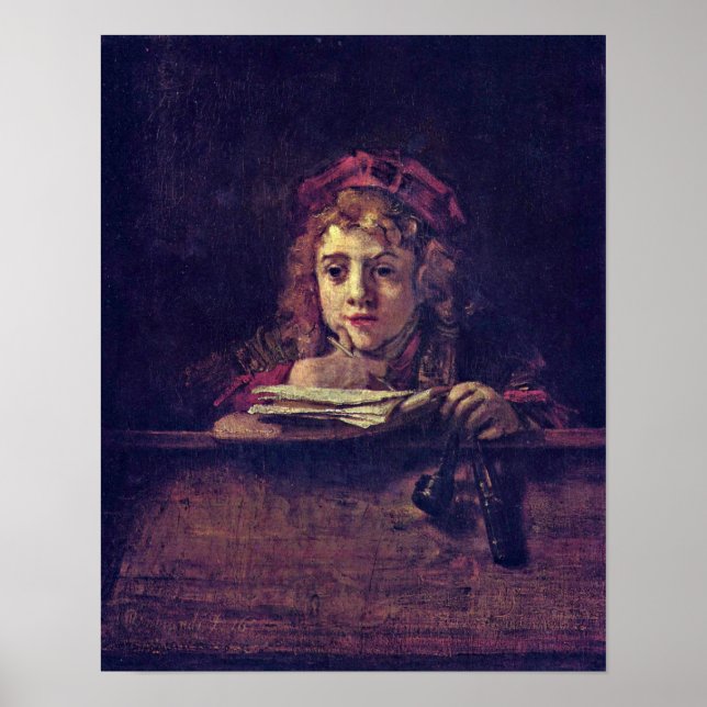 Rembrandt van Rijn - Portrait of Titus Poster (Front)
