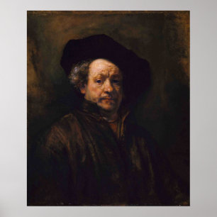 Rembrandt Van Rijn, Self-Portrait, 1660 Poster