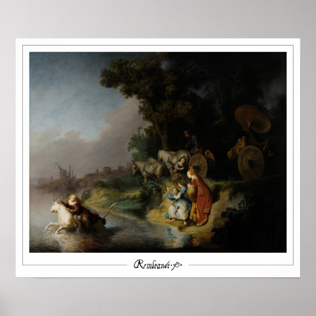 Rembrandt van Rijn Zedign Art Poster #11 (Front)