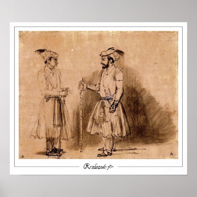 Rembrandt van Rijn Zedign Art Poster #114 (Front)