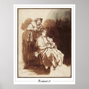 Rembrandt van Rijn Zedign Art Poster #157