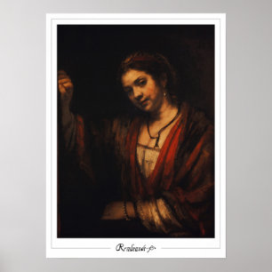 Rembrandt van Rijn Zedign Art Poster #329