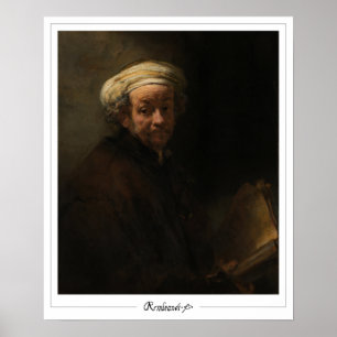 Rembrandt van Rijn Zedign Art Poster #373