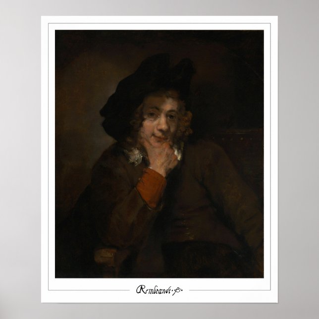 Rembrandt van Rijn Zedign Art Poster #597 (Front)