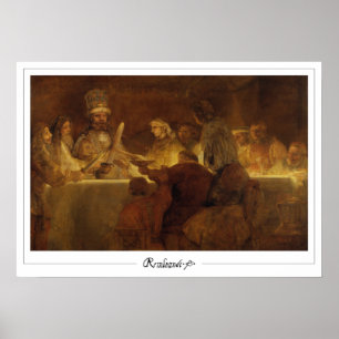 Rembrandt van Rijn Zedign Art Poster #615