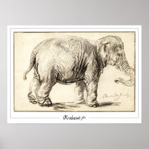 Rembrandt van Rijn Zedign Art Poster #78