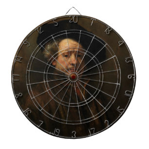 Rembrandt van Rijn's Self Portrait Fine Art Dartboard