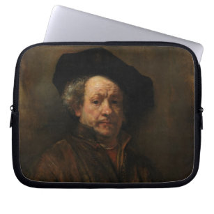 Rembrandt van Rijn's Self Portrait Fine Art Laptop Sleeve