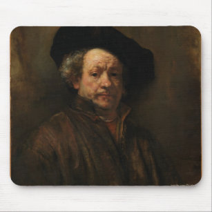 Rembrandt van Rijn's Self Portrait Fine Art Mouse Pad