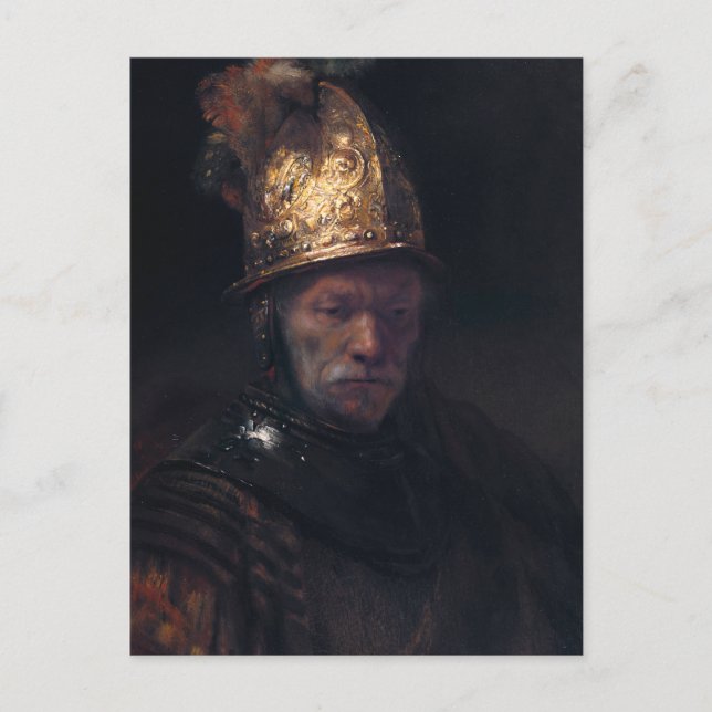 Rembrandt's Man in a Golden helmet Postcard (Front)