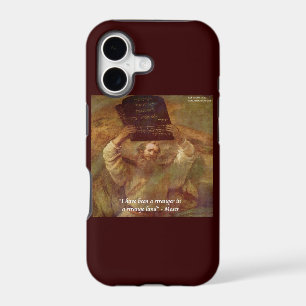 Rembrandt's Moses & Quote iPhone 5/5S Case