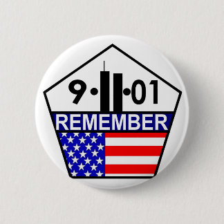 REMEMBER 6 CM ROUND BADGE