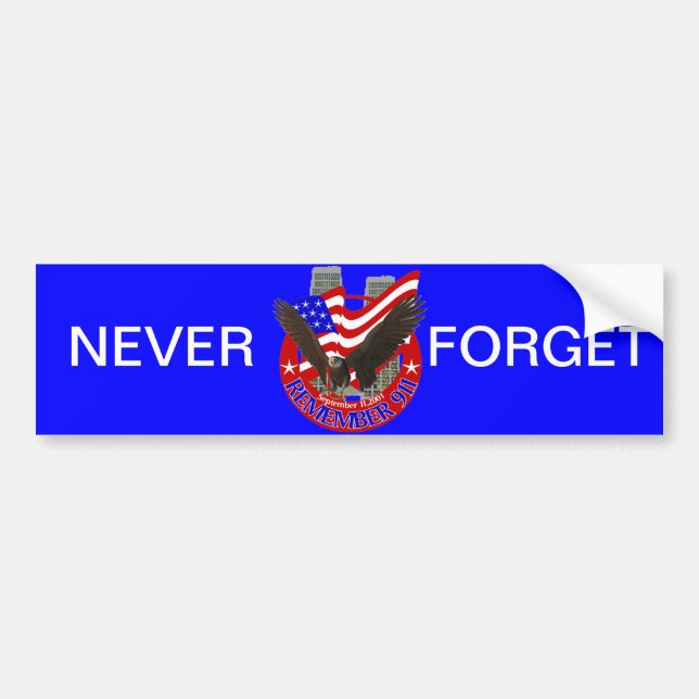 Remember 911 bumper sticker (Front)