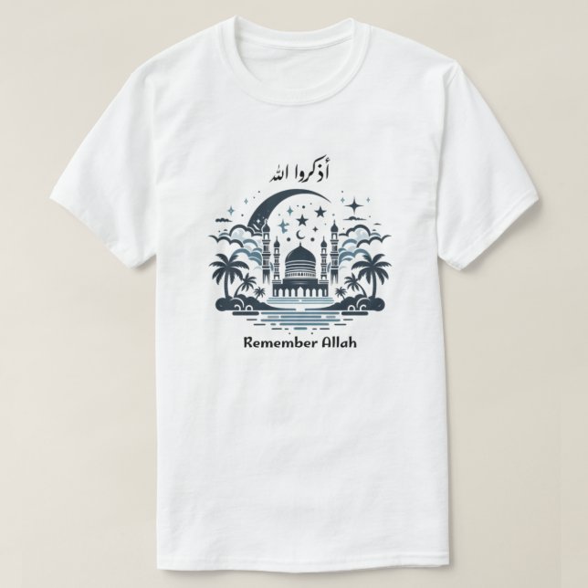 Remember Allah T-Shirt (Design Front)