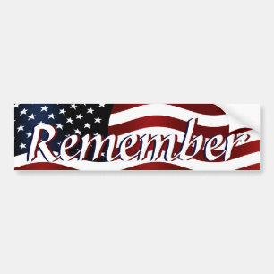 Remember America Bumper Sticker