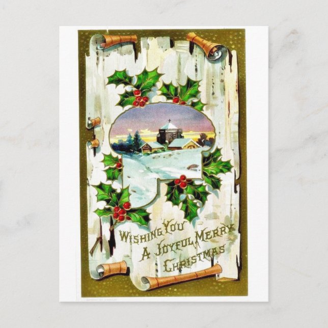Remember Christmas Holiday Postcard (Front)