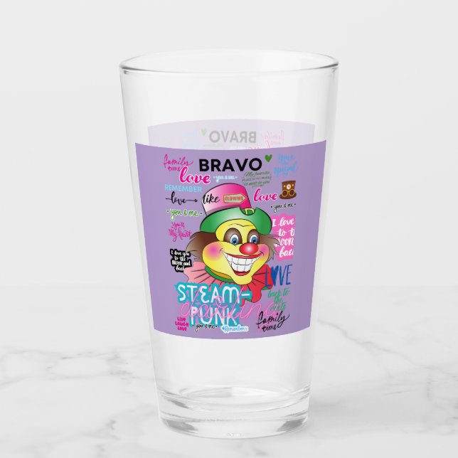 REMEMBER CLOWNS GLASS (Front)