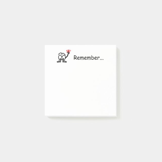 Remember Don't Forget Post-it Notes (Front)