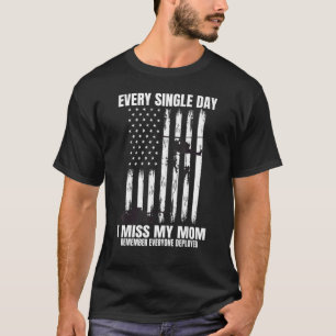 Remember Everyone Deployed Mum Red Friday Military T-Shirt