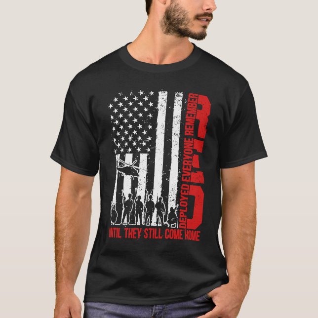 Remember Everyone Deployed RED Friday Military Wom T-Shirt (Front)