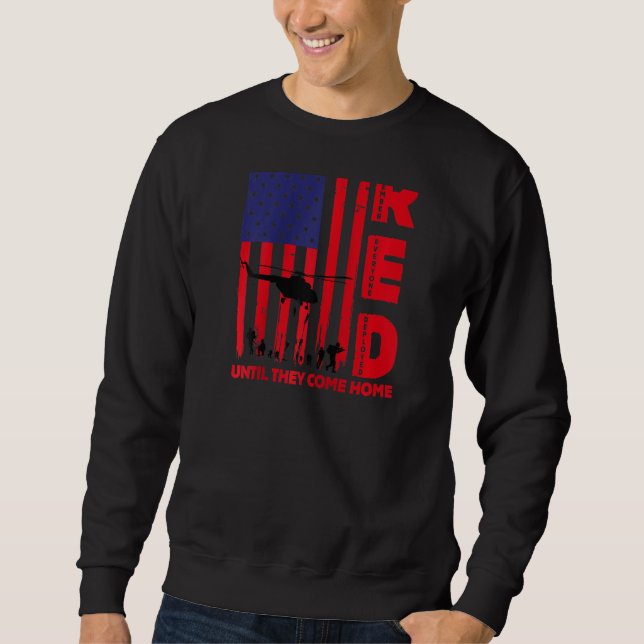 Remember Everyone Deployed Red Friday  Raglan Sweatshirt (Front)