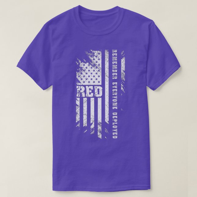 Remember Everyone Veteran Deployed RED Friday (117 T-Shirt (Design Front)