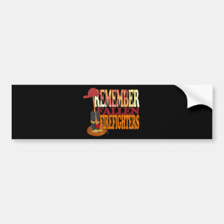 REMEMBER Fallen Firefighters Bumper Sticker