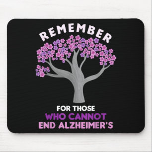 Remember For Those Alzheimers Brain Awareness Mouse Pad
